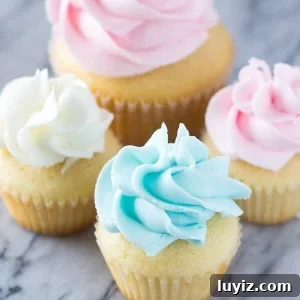 Mini Vanilla Cupcakes Recipe: Light, Fluffy Bites in 30 Minutes 6 Mini Vanilla Cupcakes - Learn all the tricks for making fluffy, super moist mini cupcakes topped with vanilla buttercream! www.justsotasty.com
