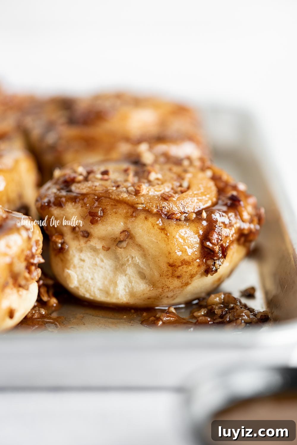 Homemade Sticky Buns: Soft, Gooey Cinnamon Rolls from Scratch 9 Pecan Sticky Buns | All Images © Beyond the Butter, LLC