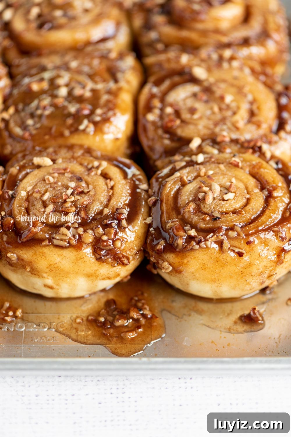 Homemade Sticky Buns: Soft, Gooey Cinnamon Rolls from Scratch 7 Pecan Sticky Buns | All Images © Beyond the Butter, LLC