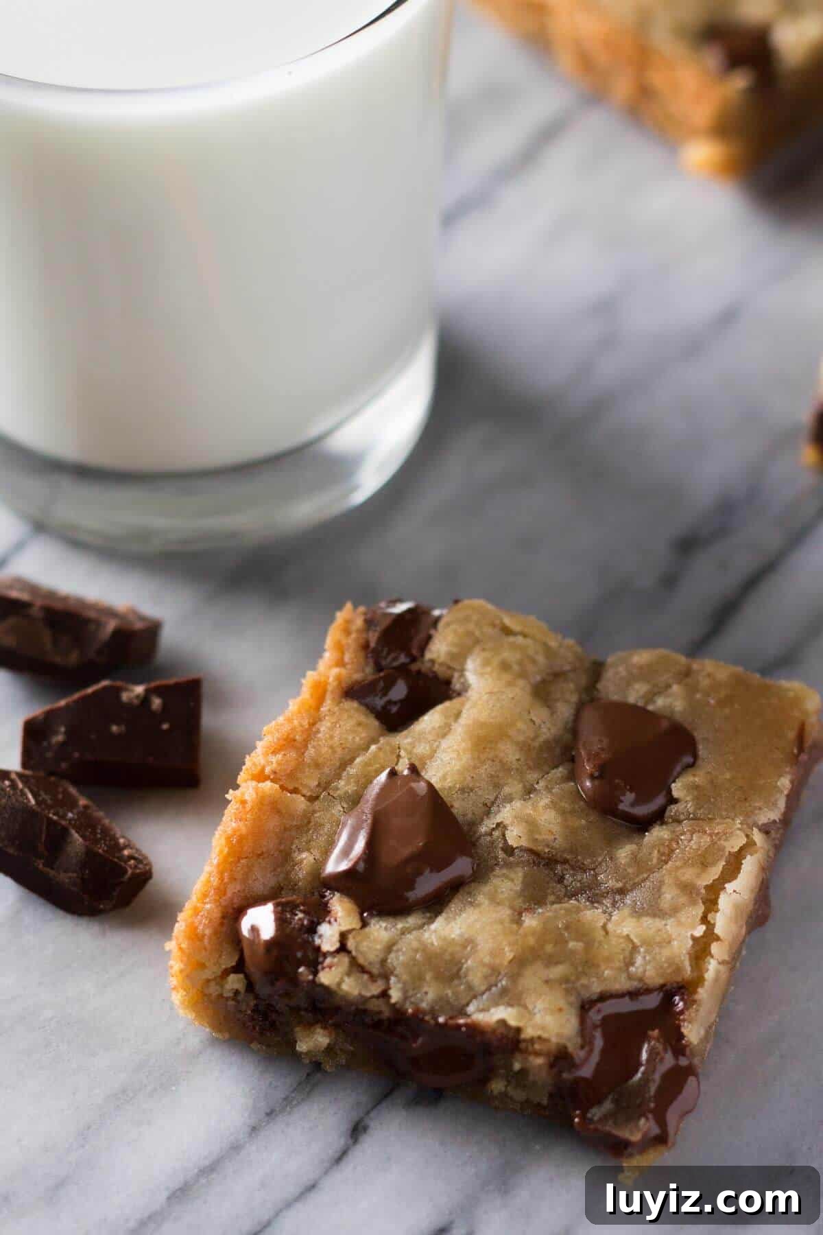 Top-Rated Recipes from 2016: Crowd Favorites & Timeless Dishes 5 Soft, chewy Brown Butter Blondies filled with pockets of of huge dark chocolate chunks. You're one bowl & no mixer away from a whole lot of deliciousness.