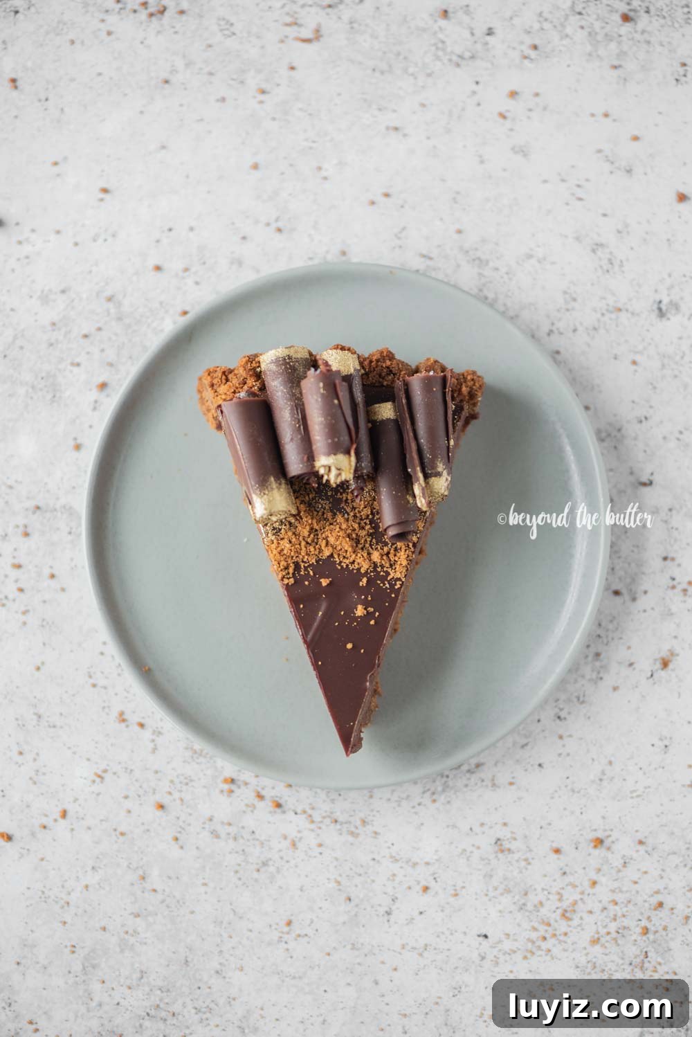 Dark Chocolate Gingersnap Tart Recipe for Decadent Dessert 5 Dark Chocolate Gingersnap Tart | All images © Beyond the Butter, LLC