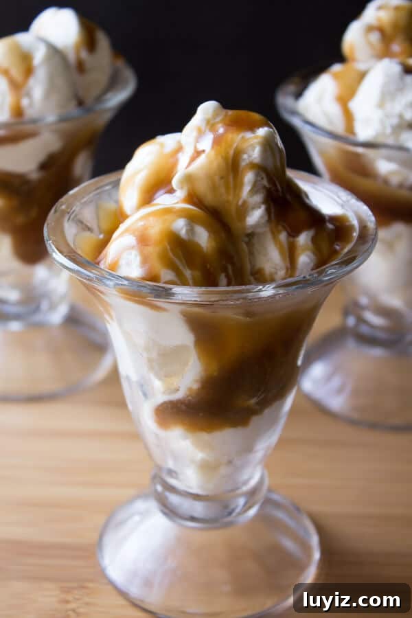 Homemade Butterscotch Sundae Sauce Recipe for Perfect Toppings 2 Butterscotch Sundae Sauce. Make your own homemade Butterscotch Sundae Sauce with this super easy recipe. Only 5 simple ingredients and no candy thermometer required. www.justsotasty.com
