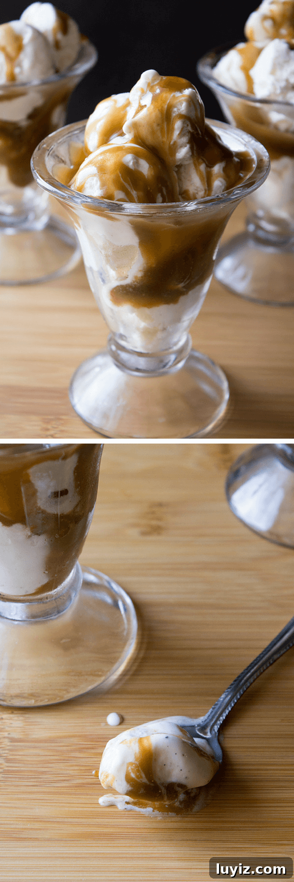Homemade Butterscotch Sundae Sauce Recipe for Perfect Toppings 4 Butterscotch Sundae Sauce. Make your own homemade Butterscotch Sundae Sauce with this super easy recipe. Only 5 simple ingredients and no candy thermometer required. www.justsotasty.com