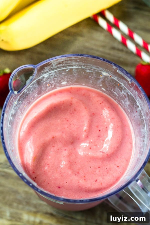 Banana smoothie is an easy recipe that's thick, creamy & delicious.