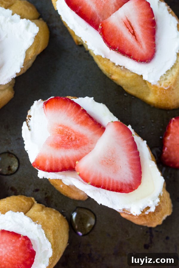 Crispy Crostini with Whipped Goat Cheese & Honey 7 These goat cheese crostini with fresh berries & honey are the perfect appetizer. They're light & fresh with creamy goat cheese and perfect for a casual get together. #sharewineandbites #ad