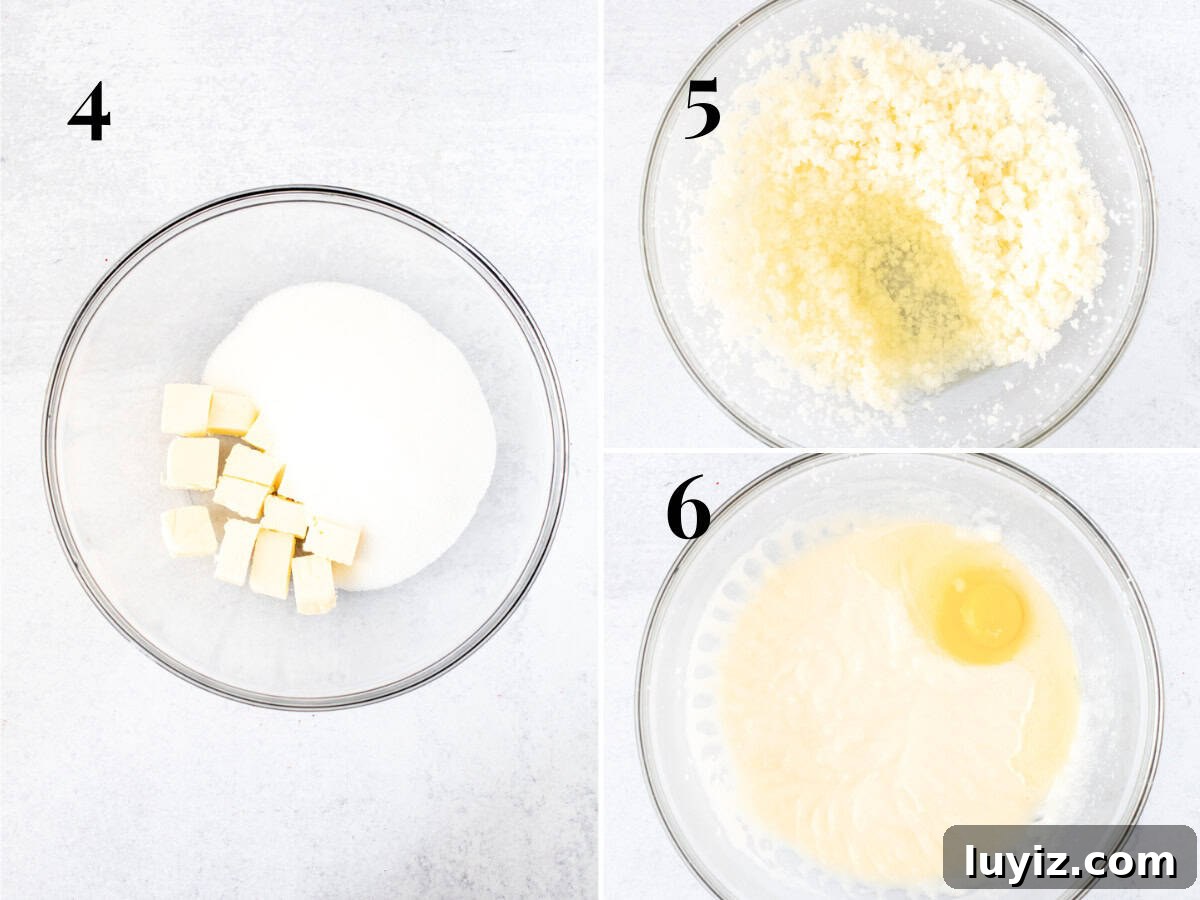 Classic Red Velvet Cake Recipe for Moist, Perfect Layers 8 Mixing butter, sugar, oil and eggs