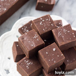 This easy fudge recipe makes smooth, creamy, delicious chocolate fudge every time. It only uses 3 ingredients and you can make it in the microwave or on the stove.