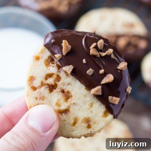 Toffee Icebox Cookies