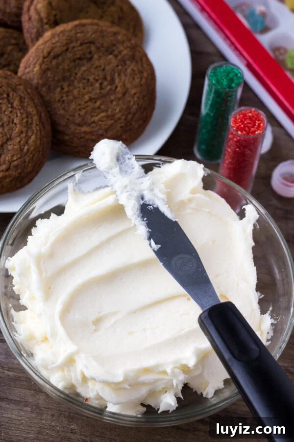 Soft Gingerbread Cookies with Cream Cheese Frosting Recipe 5 Gingerbread cookies cooling and ready for frosting