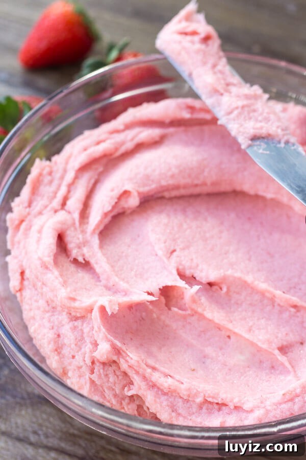 Top 10 Most Memorable Recipes of 2017 You Need to Try 12 Strawberry Buttercream Frosting.Learn how to make strawberry buttercream frosting from fresh strawberries. It's delicious on vanilla or chocolate cupcakes, and so perfect for spring! www.justsotasty.com