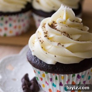 Decadent Chocolate Cupcakes with Cream Cheese Frosting 6 Chocolate Cupcakes with Cream Cheese Frosting. The perfect chocolate cupcakes are made even better by frosting them with thick & creamy cream cheese buttercream!