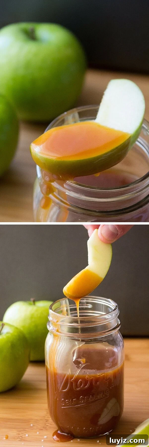 Homemade Salted Caramel Sauce Recipe for Desserts 3 Easy Salted Caramel Sauce. Perfect with pretzels, apple slices, or drizzled on pancakes, cakes or ice cream - making this delicious caramel sauce only takes minutes.