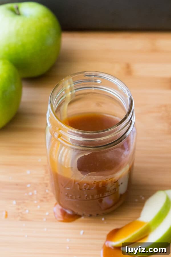 Homemade Salted Caramel Sauce Recipe for Desserts 5 Easy Salted Caramel Sauce. Perfect with pretzels, apple slices, or dizzled on pancakes, cakes or ice cream - making this delicious caramel sauce only takes minutes.