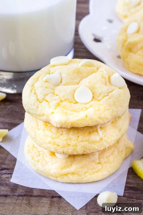 Zesty Lemon Cake Mix Cookies: Soft, Tangy Cookie Recipe 3 Lemon cookies - a quick and easy recipe using cake mix.