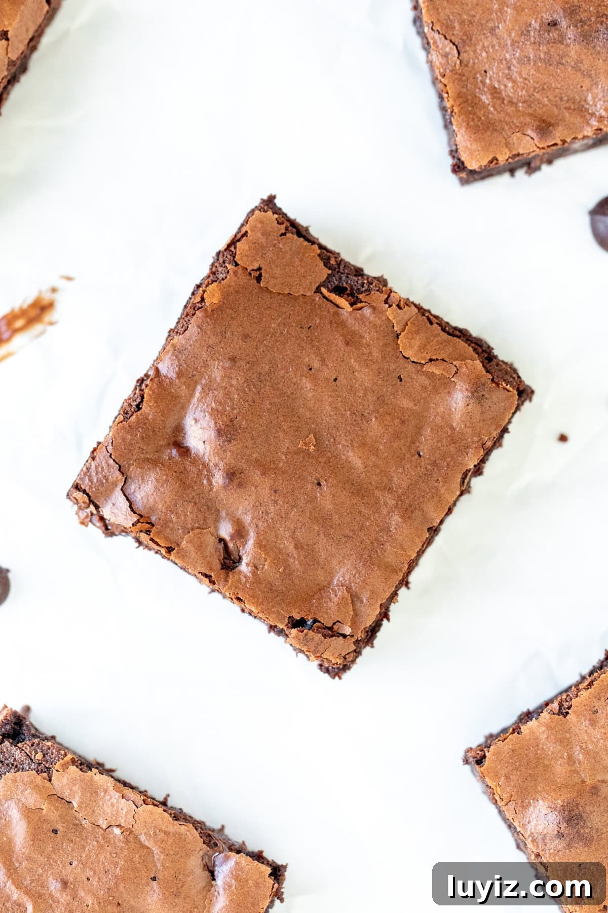 Ultimate Triple Chocolate Brownies Recipe: Decadent Fudgy Squares 3 Brownie with crinkly top