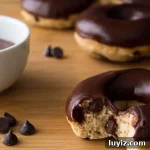 Chewy Chocolate Chip Doughnuts Recipe for Homemade Treats 6 Chocolate Chip Doughnuts. Cake doughnuts baked in a doughnut pan, filled with chocolate chips & dipped in chocolate glaze - Say hello to your new favorite breakfast!