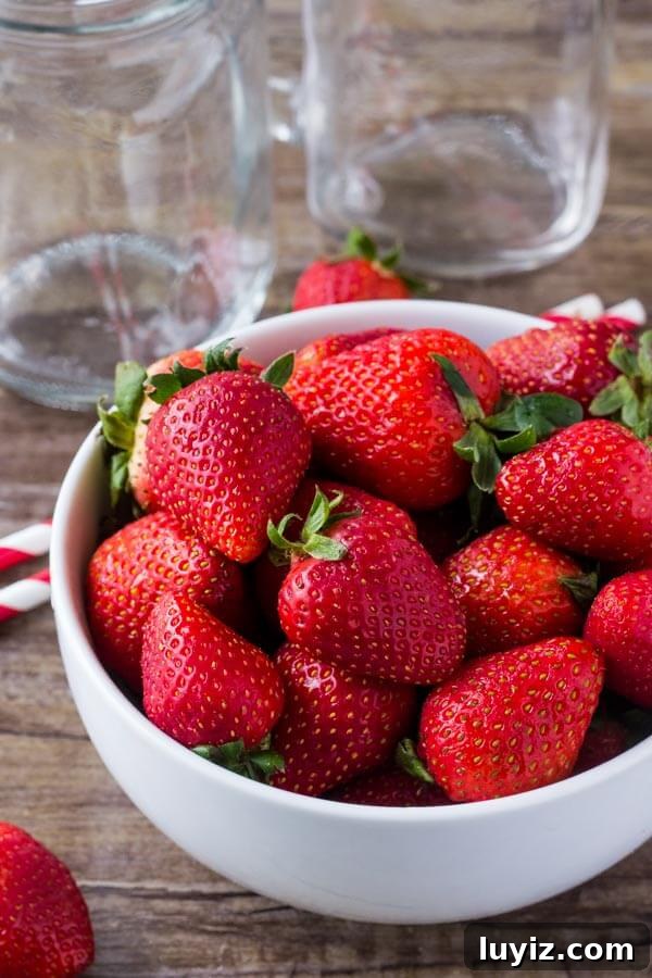 Creamy Strawberry Milkshake Recipe for Homemade Bliss 3 Old-fashioned strawberry milkshake - extra thick and full of fresh berries.
