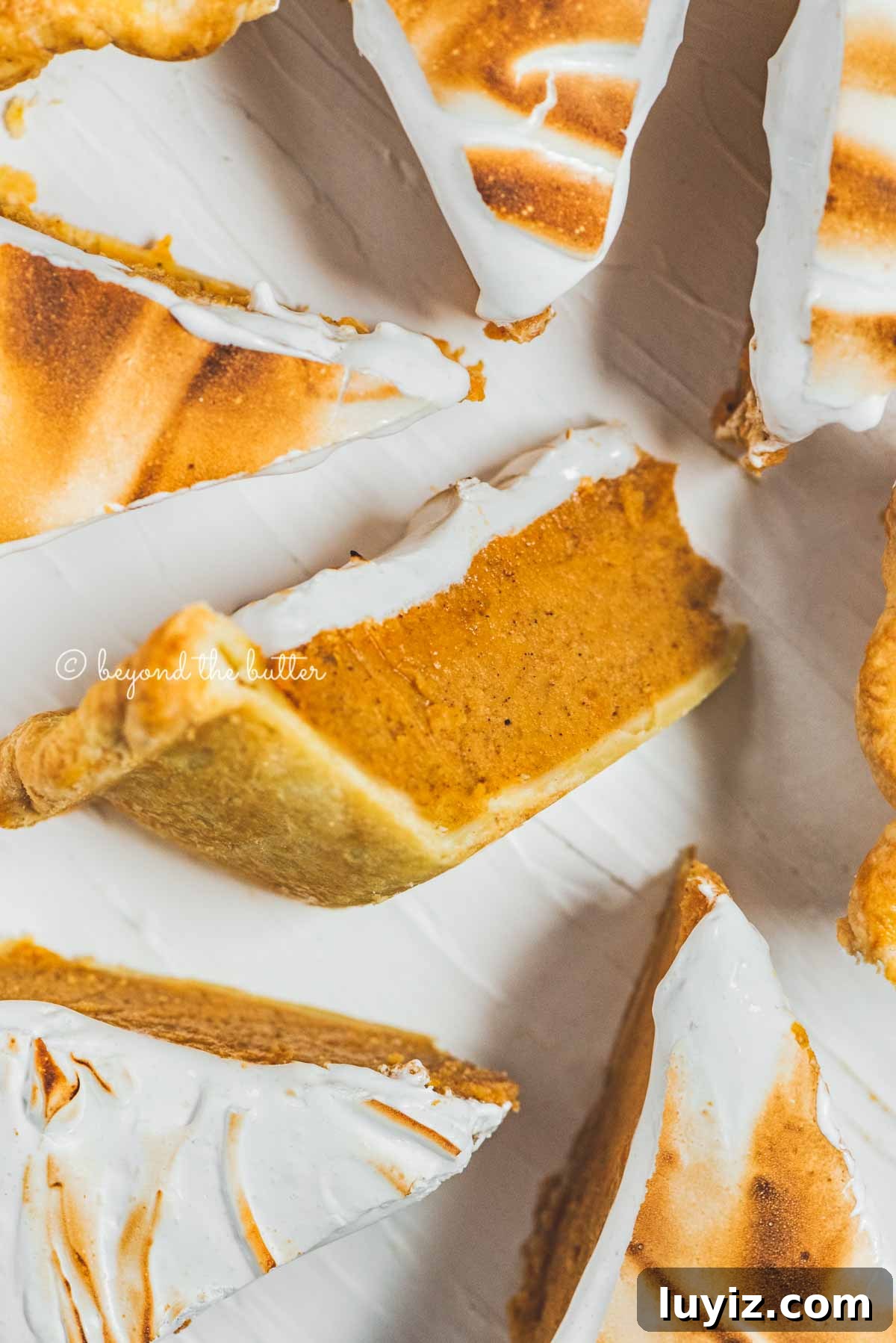 Brown Sugar Sweet Potato Pie Recipe — Classic Southern Dessert 4 Slices of brown sugar sweet potato pie