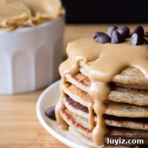 Peanut butter pancakes
