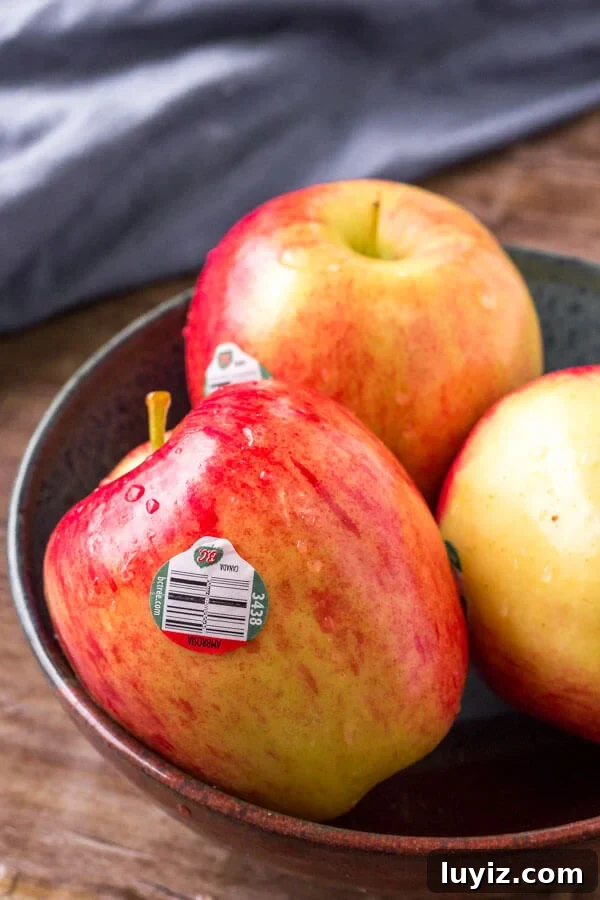 Caramel Apple Galette Recipe: Rustic Seasonal Dessert Guide 3 A bowl of perfect Okanagan grown apples.