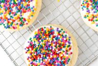 Polka Dot Cake Cookies