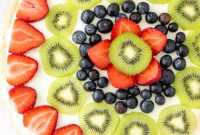 Fresh Fruit Pizza with Cream Cheese Glaze