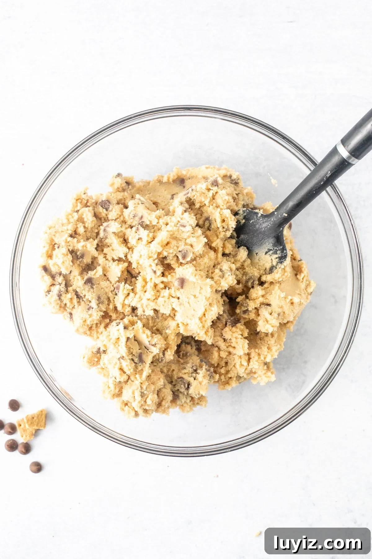Bowl of S'mores cookie dough