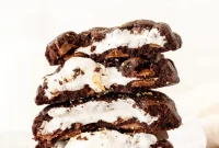 Gooey S’mores Chocolate Cookies Recipe