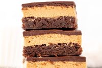 Buckeye Brownies: Chocolate Brownies with Peanut Butter